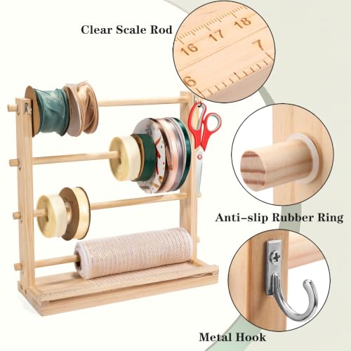 Ribbon Storage Rack Spool Holder Organizer Sewing Craft - Image 4
