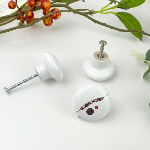 8pack1.5 Ceramic Vintage Sewing Machine Cabinet Knobs - Image 3