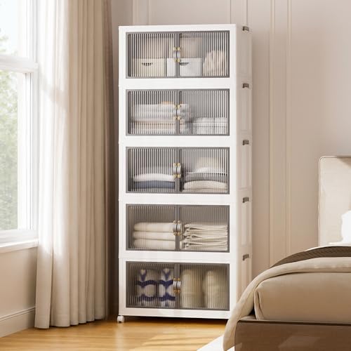 SAILUN 580Qt Stackable Storage Bins,Storage Cabinet Drawer - Image 2