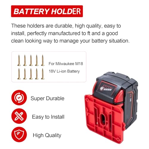 20pas Tool Holders and Battery Holder for Milwaukee M18 - Image 7