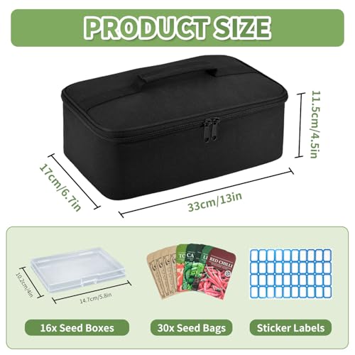 Boczif 16 Slot Seed storage Organizer Box Hold 80 to 100 - Image 3