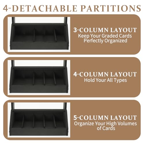 Trading Card Display Stand with Card Stoppers - 3 Tier 5 - Image 5