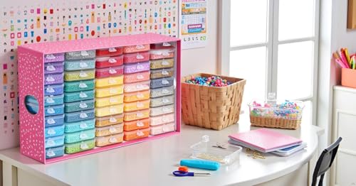 50PCS Diamond Painting Storage Containers Trays with Lids - Image 3