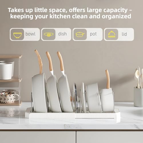 Expandable Pot and Pan Organizer Rack for Kitchen Ca | All Products - Image 4
