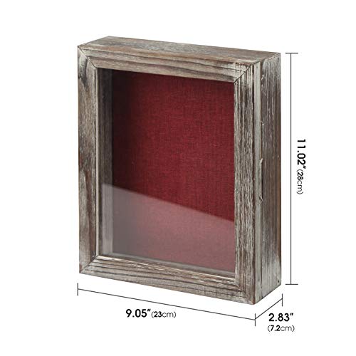 J JACKCUBE DESIGN Shadow Box Display Case 9" x 11" Memory Box - Image 7