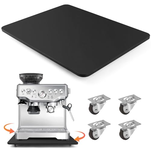 Sliding Tray for Coffee Maker, 360° Rolling Tray Appliance - Image 2