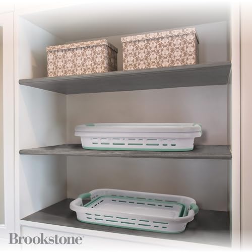 BROOKSTONE 11 GALLON XL 24" Collapsible Laundry Basket & - Image 5