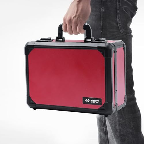 Graded Card Storage Box, RED, 14.17x11.2x7 inches - Image 7