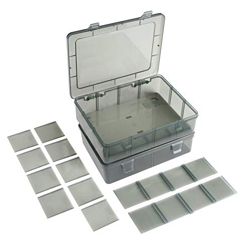 2 Pack Plastic Storage Organizer Box, Storage Container - Image 2