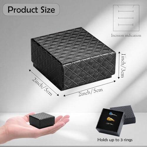48Pcs Jewelry Gift Box Set -2 x 2x 1.2 Inch Ring Boxes - Image 6