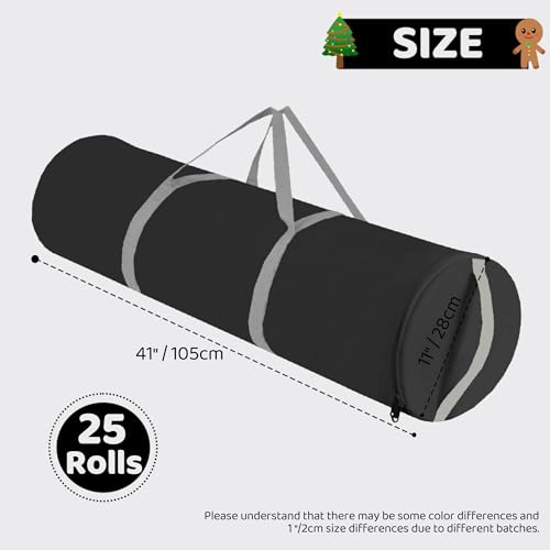 Christmas Wrapping Paper Organizer Storage 41", 600D - Image 3