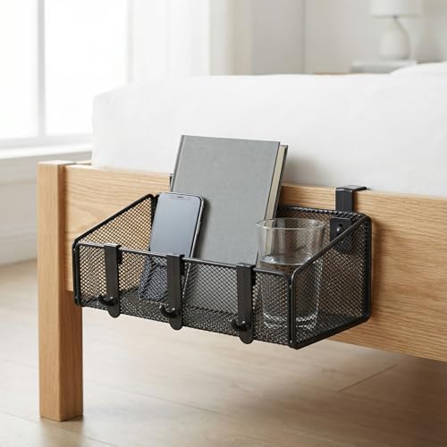 JDYOOMI Bedside Caddy Shelf Hanging Storage Basket | Home Organization - Image 3