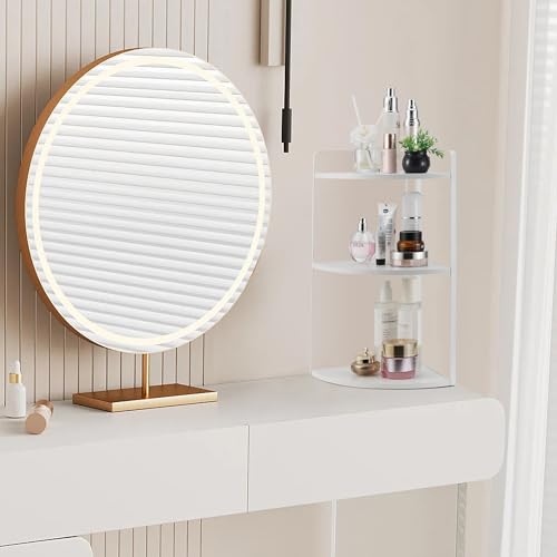 Corner Bathroom Counter Organizer, Vanity Counter Storage Shelf - Image 4