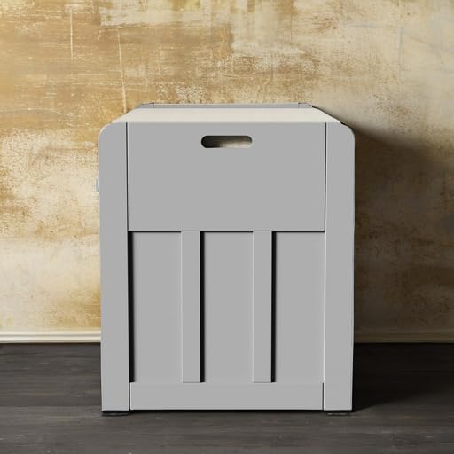 Shoe Storage Bench with 2 Drawers Storage & Cushioned Seats - Image 7