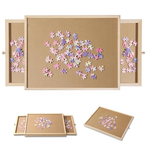 Small Puzzle Board 18.1 X 14.4 Inch Puzzle Table | Home Organization - Image 2