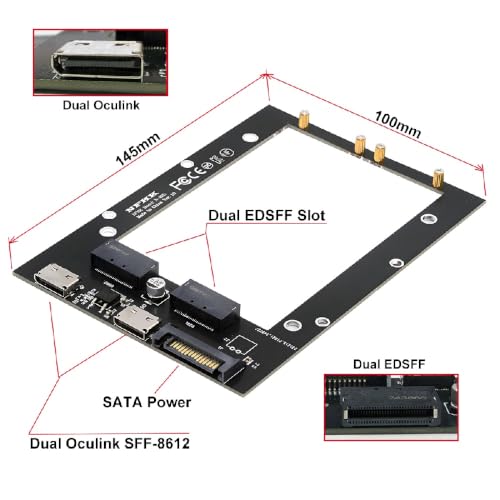 cablecc Dual SFF-8612 Oculink PCI-e 4X Host to Dual | All Products - Image 7