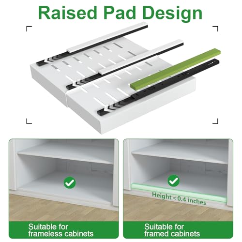 PAKETA 4 Pack Expandable Pull Out Cabinet Organizer,21" Deep - Image 6