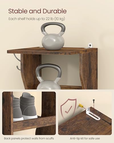 VASAGLE 7-Tier Vertical Shoe Rack, Narrow Shoe Storage - Image 8