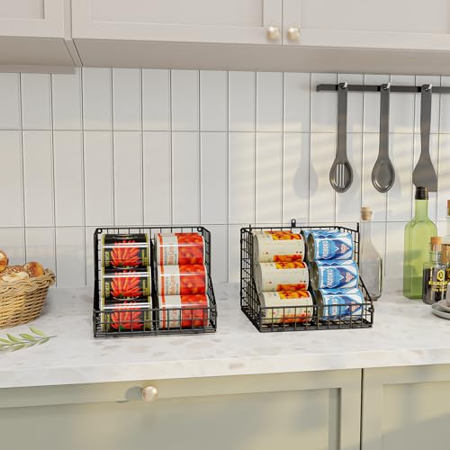 JKsmart Stackable Can Organizer for the Pantry with 2 - Image 7