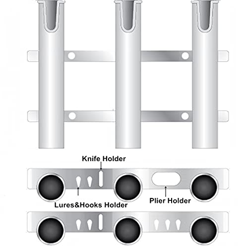HiUmi Wall Mounted Fishing Rod Holders Tubes Links Fishing - Image 7