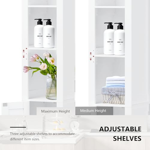 11.81'' Wide Narrow Bathroom Storage Cabinet-Slim Tall Bathroom - Image 6