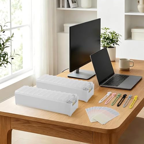 2 Pack Cable Organizer Storage Box with Wire Ties, D | All Products - Image 6