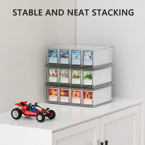 Trading Card Storage Box, Clear Large Storage Organizer - Image 7