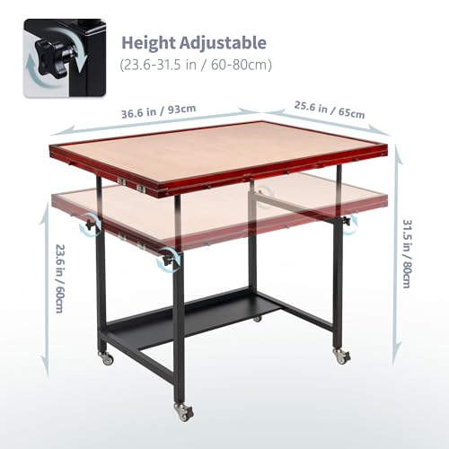 Becko US 1500 Piece Tilting Puzzle Table with 5 Drawers & - Image 4