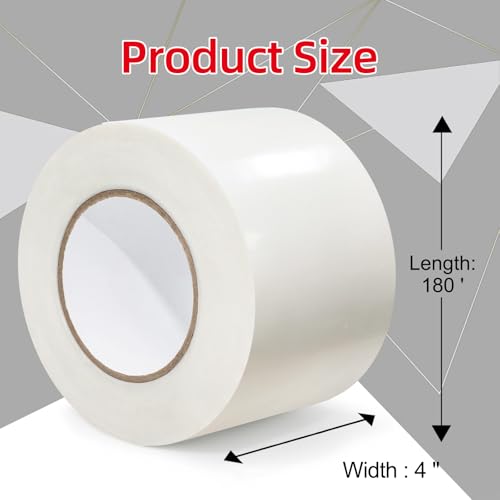 Vapor Barrier Tape - 4 inch x 180' Roll 8 Mil, Heavy Duty - Image 3