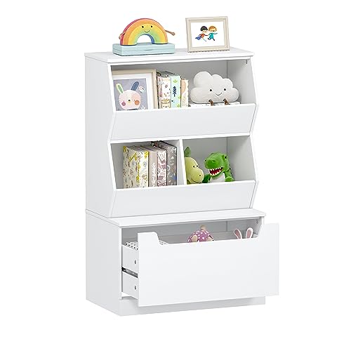 UTEX Slanted Kids Toy Storage Organizer, Children Storage - Image 2