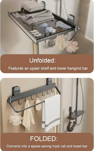 Indoor Clothes Drying Rack Foldable,Wall Mounted Retractable - Image 7