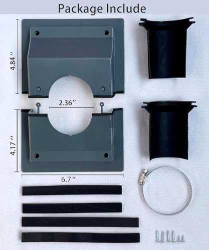 HVAC Wall Penetration & Line-Set Cover Kit, Wall Sleeve for AC - Image 3