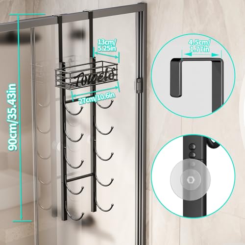 HapiRm Towel Racks for Bathroom Storage - 6 Tier Over - Image 4