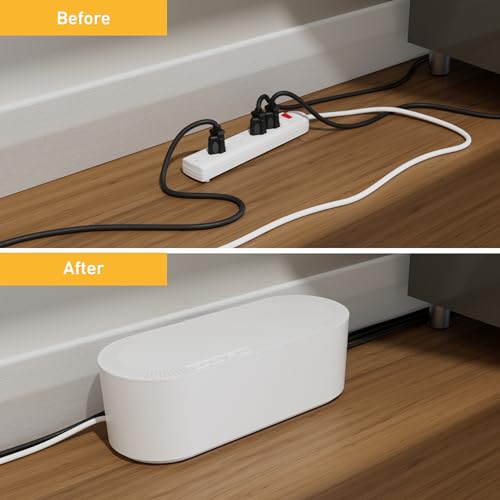 D-Line Cable Management Box, Power Strip Holder - Image 7