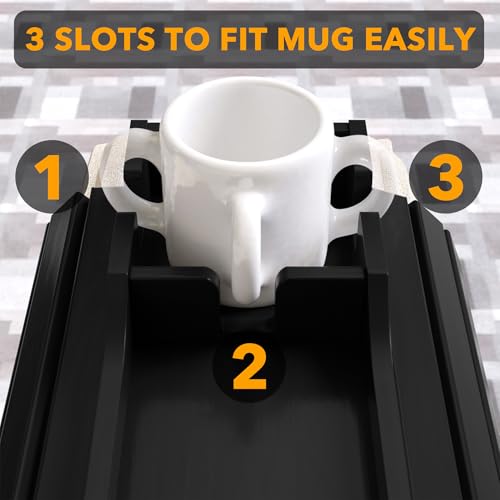 SpaceAid Bamboo Couch Cup Holder, Anti Falling | Home Organization - Image 7