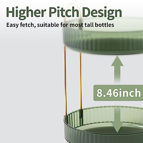 Asayuee 360 Rotating Makeup Organizer for Vanity,2 Tier - Image 7