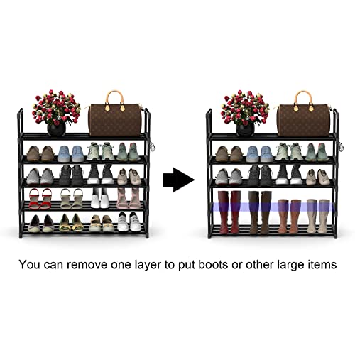 Hsscblet Shoe Rack for Closet, 5-Tier Metal Shelf St | All Products - Image 6