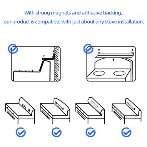 4X Strong Magnetic Stove Top Shelf, Adjustable 15-30 | All Products - Image 6