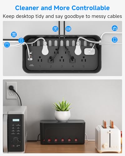 Power Strip with Cable Management Box, Large Cable O | All Products - Image 4