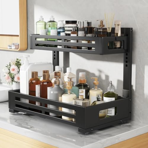 2 Pack 19IN-Depth Under Sink Organizer,Pull Out Cabi | Under Sink Stor - Image 8