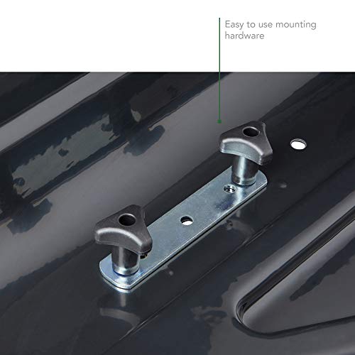 SportRack Vista XL Rear Opening Cargo Box,Black - Image 6
