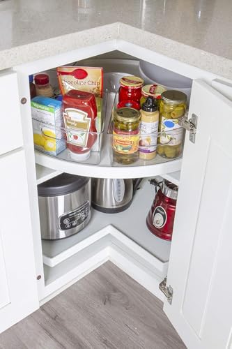 Kitchen Spaces Lazy Susan Deep Organizer Bins, Corner Cabinet - Image 5