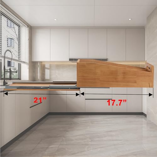 DINDON Pull Out Cabinet Organizer for Pans, Cookie Sheet - Image 8