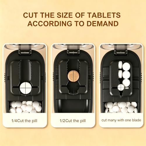 Pill Cutter Splitter for Small and Tiny Pills, 1/2 1/4 Pill - Image 4