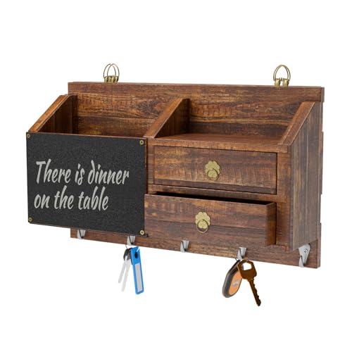Key and Mail Holder Organizer Wall Mounted for Entryway - Image 2