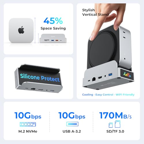 RayCue SmartDock Pro for Mac mini M6, M5 Pro, M4 Doc | All Products - Image 6