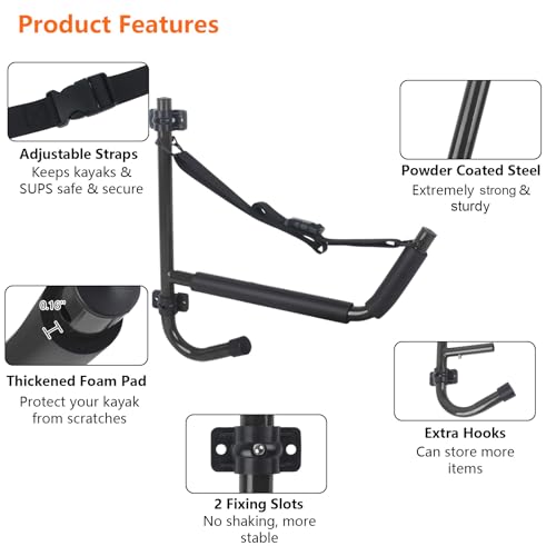 Pack Kayak Storage,15” Folding Kayak Storage Rack - Image 5