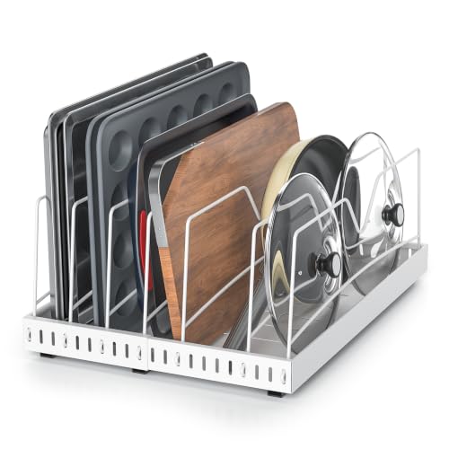 Pull Out Cabinet Organizer for Cookie Sheet, Cutting Board - Image 2