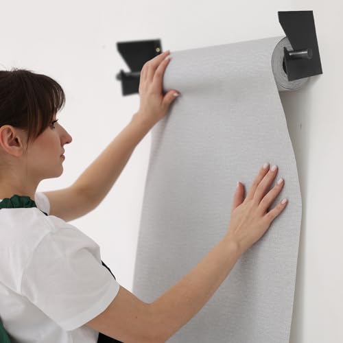 Adjustable Paper Roll Holder Wall Mounted 28 to 60 Inch, Black - Image 3