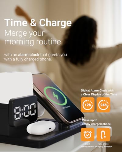 M.A.D LAB Alarm Clock Charging Station with Night Li | All Products - Image 3